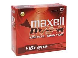 Đĩa DVD Maxell có vỏ